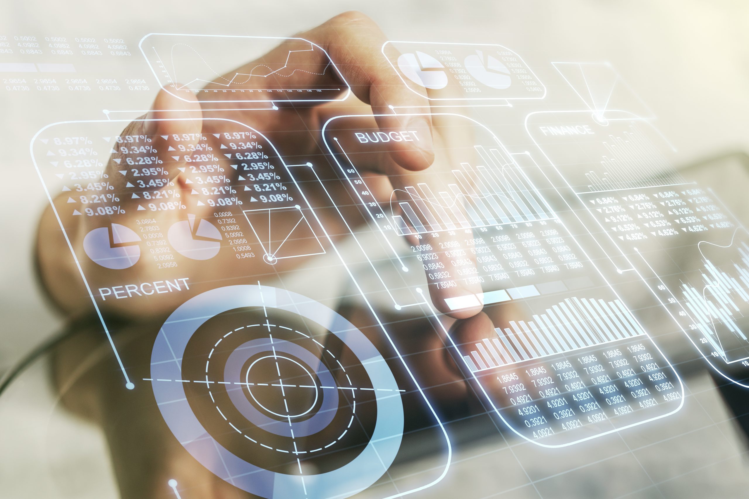 Visualisierung der Digitalen Effizienz: Moderne Dashboards helfen Unternehmen 2026, Prozesse zu überwachen und Ressourcen zu schonen.